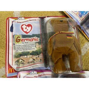 McDonald's  Retired Ty Beanie Baby Germania The Bear